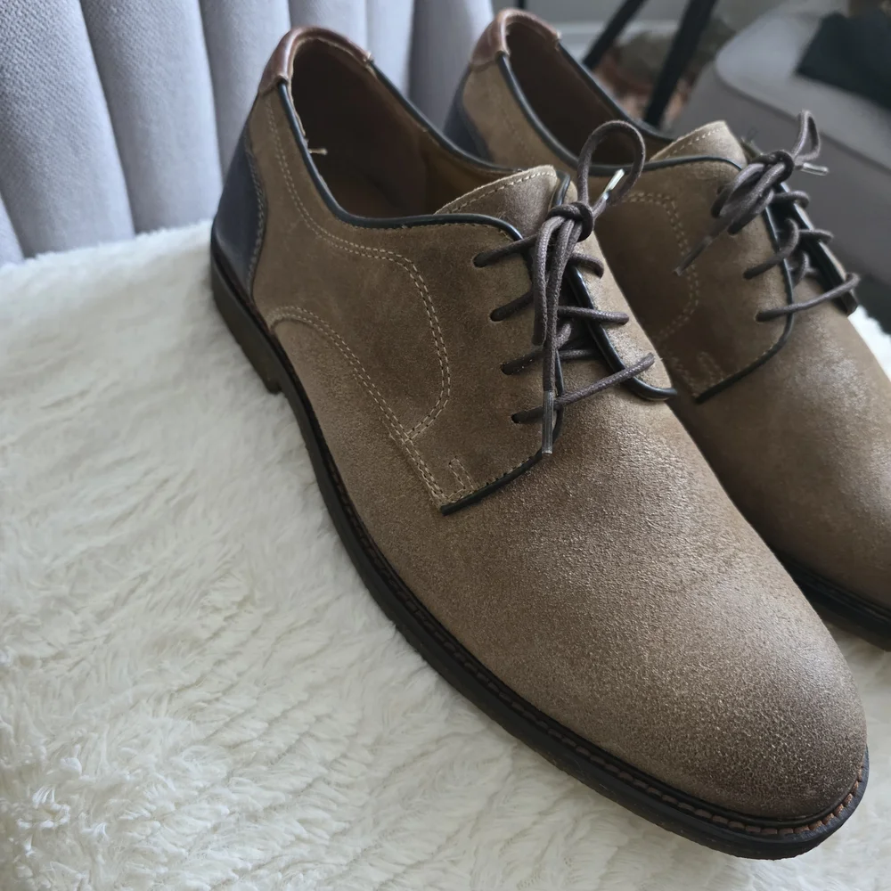 Johnston & Murphy Brown Leather Oxfords Size 10 Used Excellent Condition.